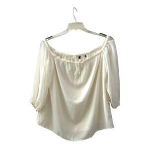 Blouse transparent sleeves